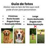 Arte Digital Pet Personalizada Colorida