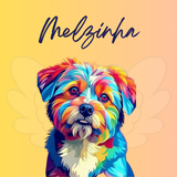 Arte Digital Pet Personalizada Colorida