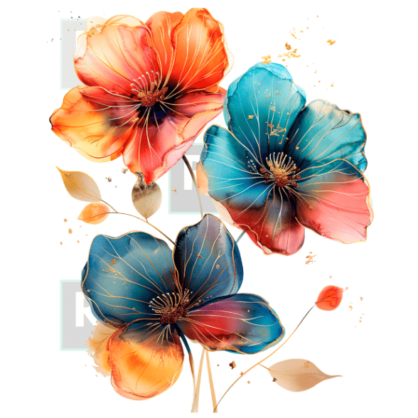Pacote com 100 imagens Florais para quadros + 25 de Brinde