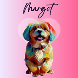 Arte Digital Pet Personalizada Colorida